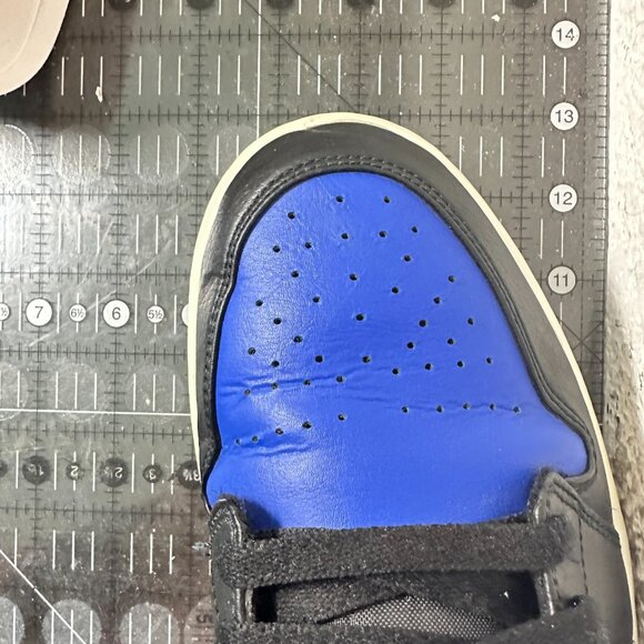 Nike Air Jordan 1 Mid Men Size 12 554724-077 Hyper Royal Black Basketball Shoes - Picture 11 of 11